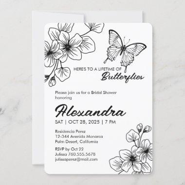 Bridal Shower Butterfly Garden Invitations