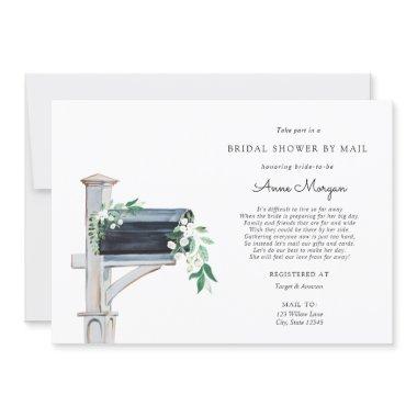 Bridal Shower by Mail Greenery in Mailbox Invitations