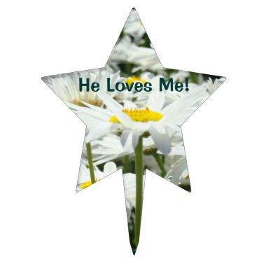 Cake Picks toppers Wedding Daisies