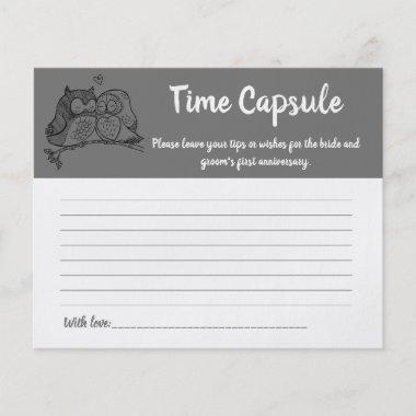 Bridal Shower Invitations Time Capsule Advice for Couple Flyer