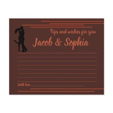 Tips and Wishes for Couple Flyer