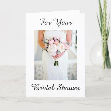 BRIDAL SHOWER Invitations WITH WISHES ON NEW JOURNEY