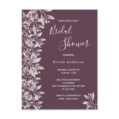 Cassis botanical script invitation Post