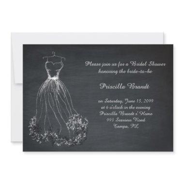 , chalkboard, dreams dress stylized