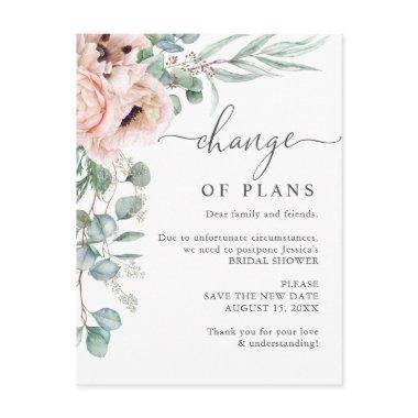Change of Plans Poppy Eucalyptus Post