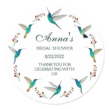 Bridal Shower Classic Round Sticker