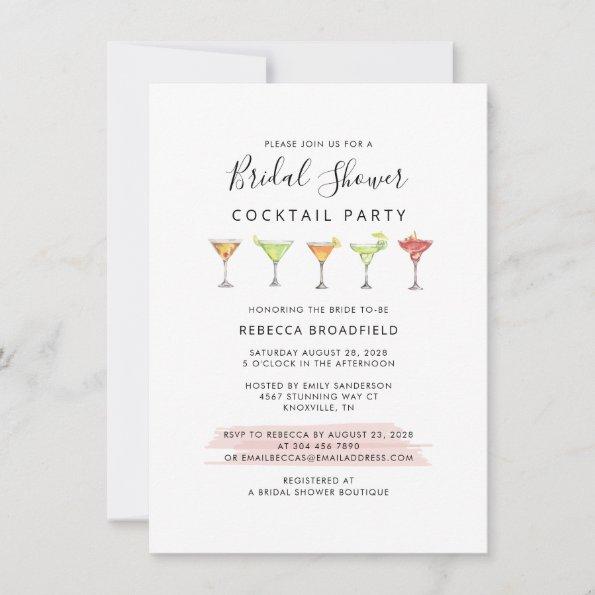 Bridal Shower Cocktail Party Invitations