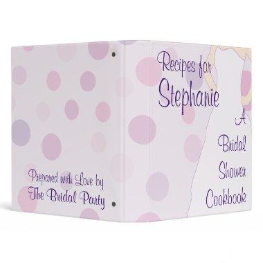 Bridal Shower Cookbook Binder