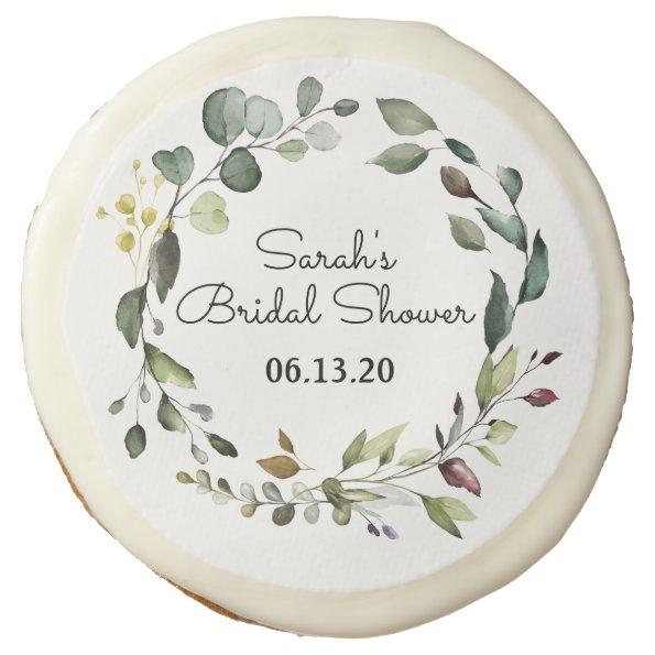 Bridal Shower Cupcake Topper Floral Edible Frostin Sugar Cookie