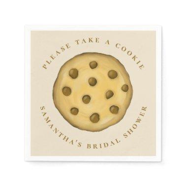 Cute Whimsical Chocolate Chip Cookie Napkins