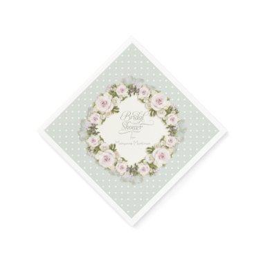 Decor Party Pretty Roses Succulent Paper Napkins