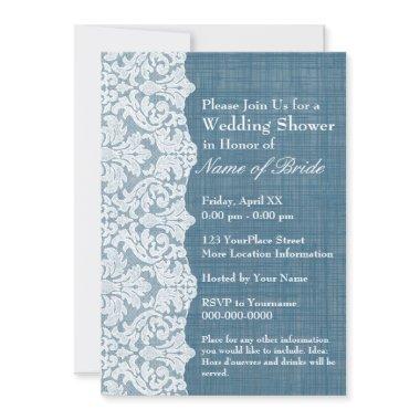 : Denim and Lace Pattern