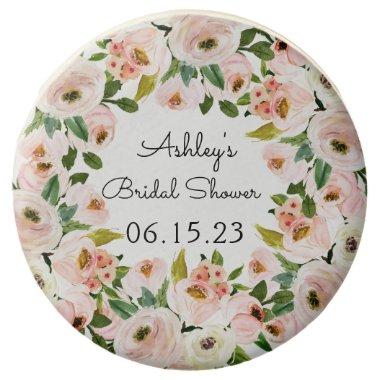 Bridal Shower Dipped Oreo Blush Flower wreath