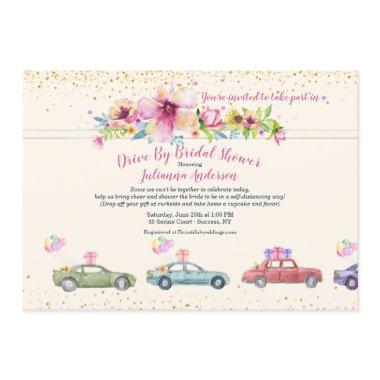 Bridal Shower Drive By Invitations