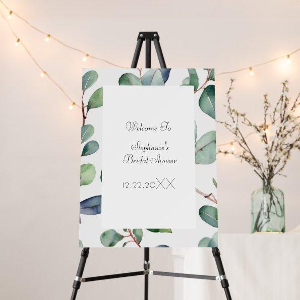 Eucalyptus Elegant Greenery Wedding Foam Board