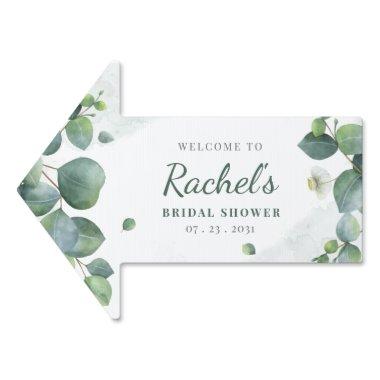 Bridal Shower Eucalyptus Greenery Botanical Sign