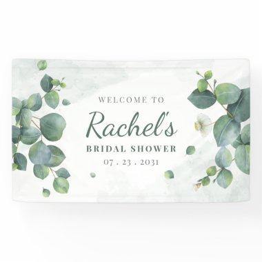 Eucalyptus Greenery Elegant Floral Banner