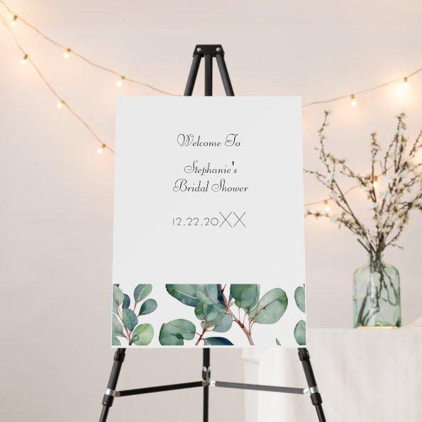 Eucalyptus Greenery Elegant Wedding Foam Board