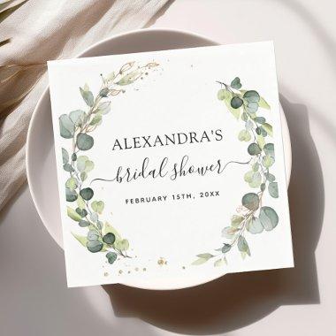 Eucalyptus Greenery Succulent Napkins