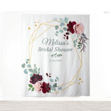 Bridal Shower Eucalyptus Photo Booth Backdrop