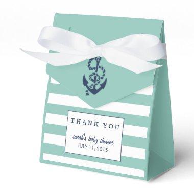 Bridal Shower Favor Boxes | Ahoy It's a Boy Mint