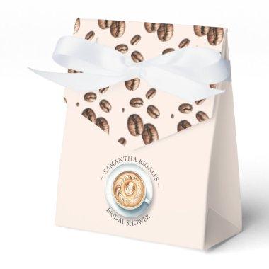 Favor Boxes Watercolor Coffee