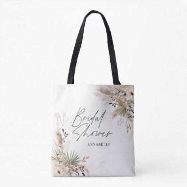 favor pampas eucalyptus elegant tote