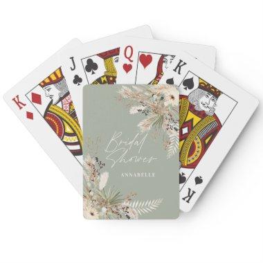 favor pampas eucalyptus sage green poker