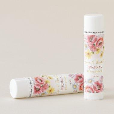 favors wild daisy poppy lip balm