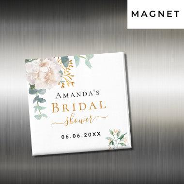 Bridal Shower floral eucalyptus greenery favor Magnet
