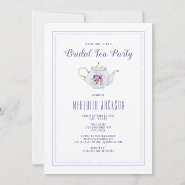 Bridal Shower Floral Tea Party Invitations