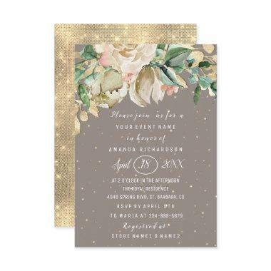 Flower Brunch Mint Blush Confetti