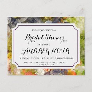 Bridal Shower for Vineyard or Winery Wedding Invitation PostInvitations
