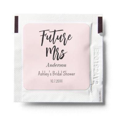 Bridal Shower Future Mrs Blush Pink Hand Sanitizer Packet