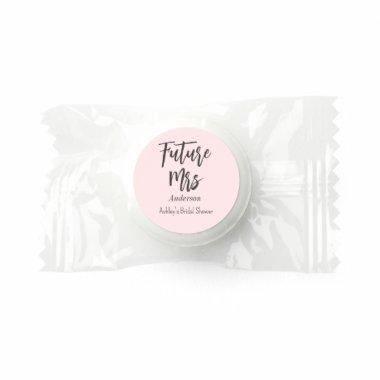 Bridal Shower Future Mrs Blush Pink Life Saver® Mints