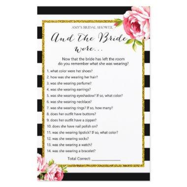 Game - and the Bride Wore...