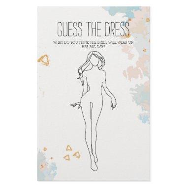 Game Blue Coral Guess the Dress Flyer