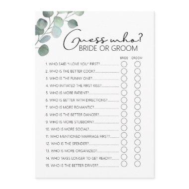 Game-Eucalyptus-Guess Who Program