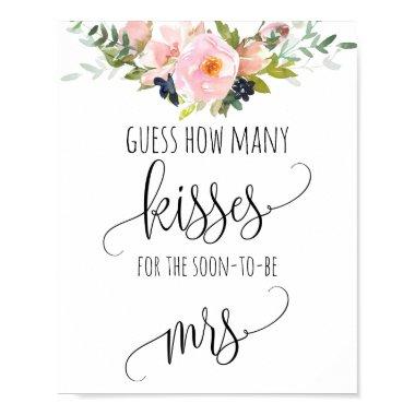 Game Guess How Many Kisses Poster