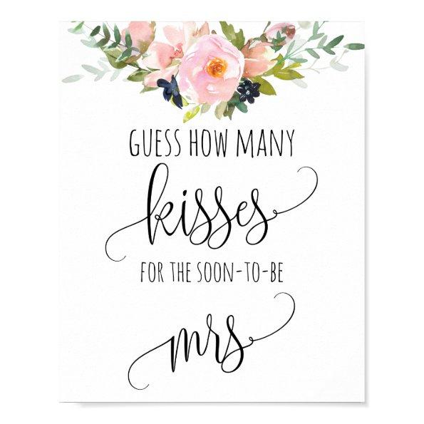 Game Guess How Many Kisses Poster