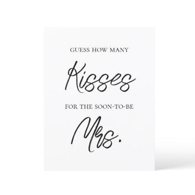 Bridal Shower Game - Kisses for the Mrs