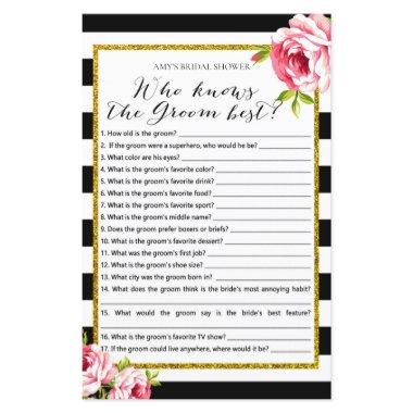 Game - Who knows Groom Best