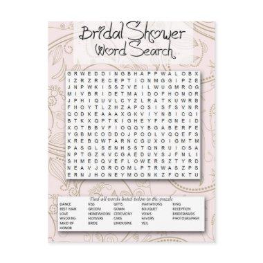 game, Word SEarch Invitation Post