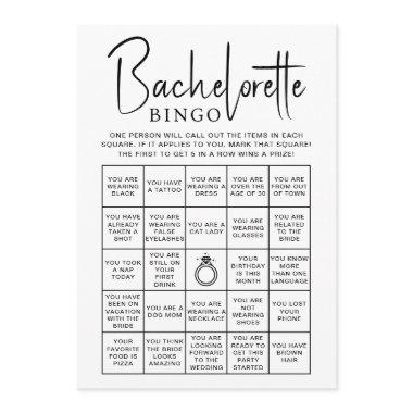 Games Bachelorette Bingo