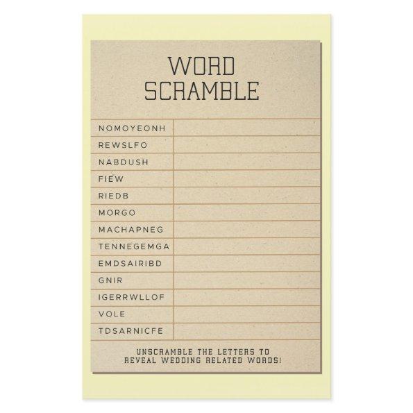 Games Fun Word Scramble Library