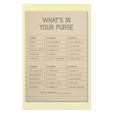 Games What's In Your Purse Library