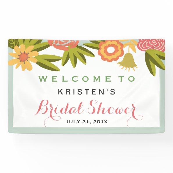 Bridal Shower Garden Blooming Flowers Nature Banner
