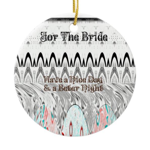 Gift Art Print Ceramic Ornament