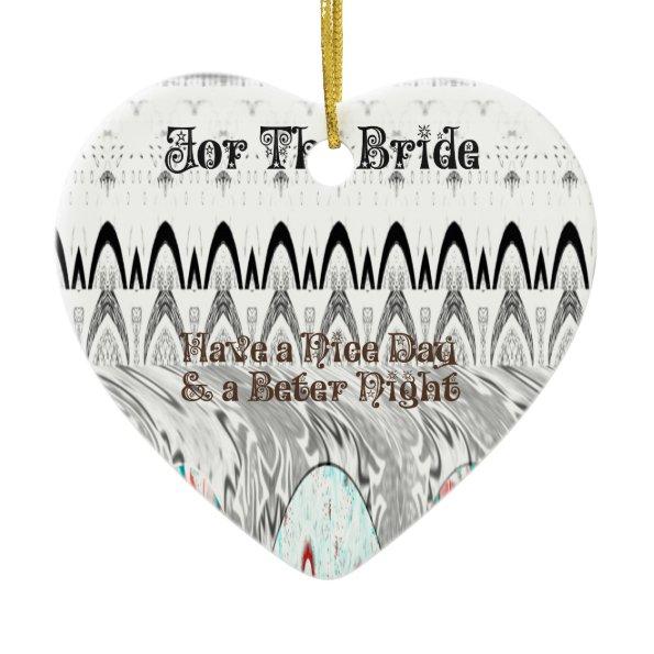 Gift Art Print Ceramic Ornament