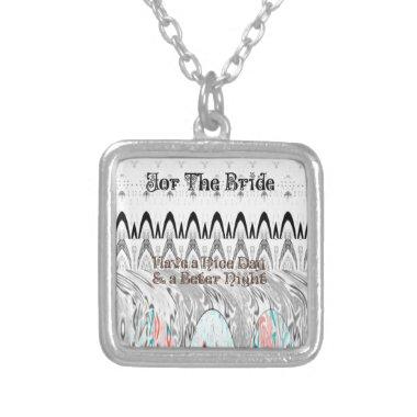 Gift Art Print Silver Plated Necklace